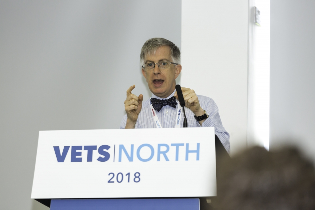 Dr David Williams speaking at last year's VetsNorth