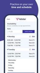 Screenshot of app on phone