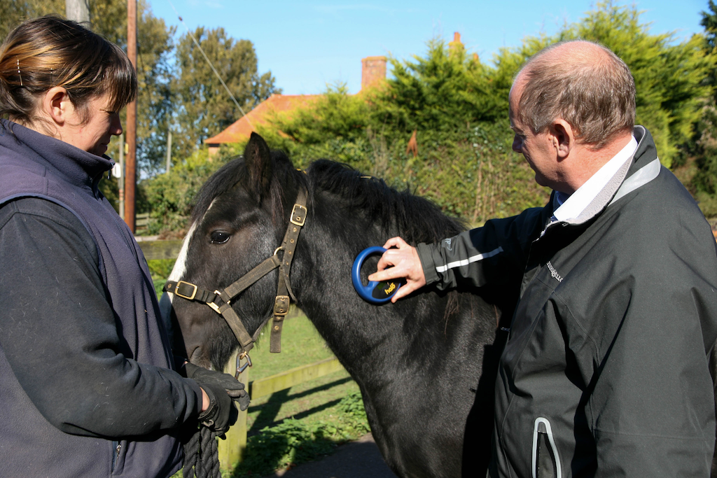 Scanning for an ID microchip