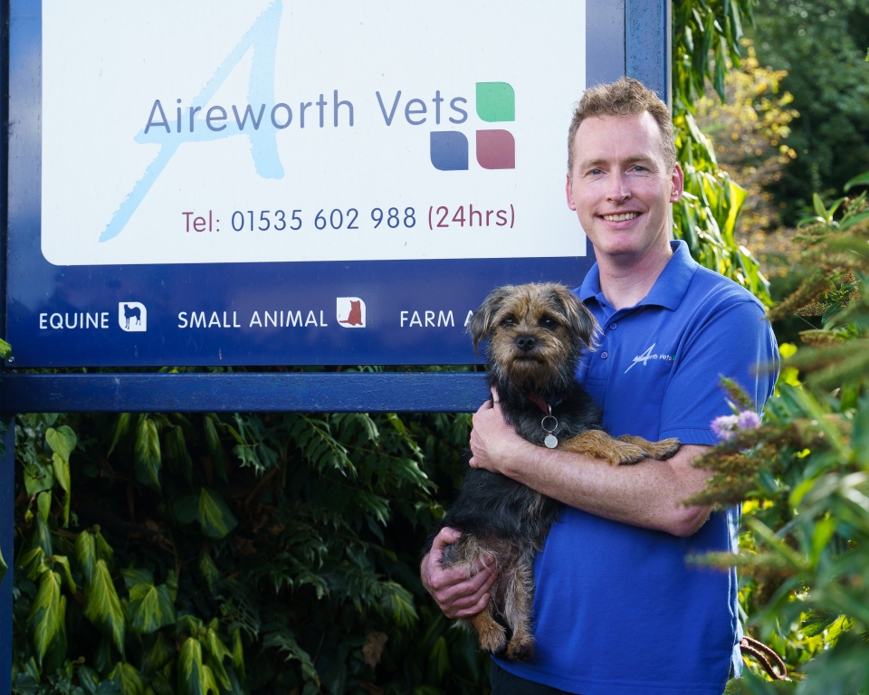 Happy: Peter O&#39;Hagan, clinical director at Aireworth Vets, is part of VetPartners Clinical Board