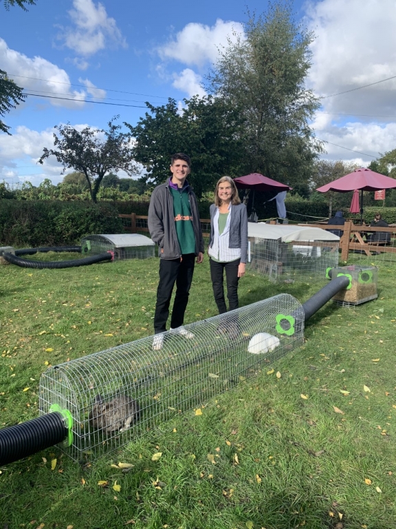 Jack and Caroline Lord, founder of the Runaround business