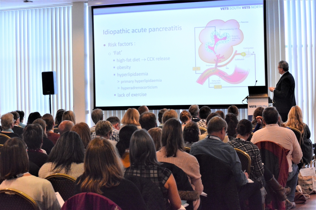 Ed Hall VetMB MA, PhD, Dip ECVIM-CA MRCVS speaking at last years event.