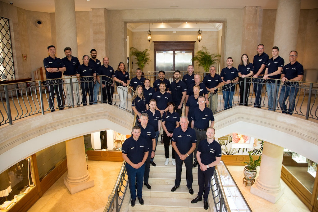 VetPlus colleagues with David Haythornthwaite at World Distributors meeting