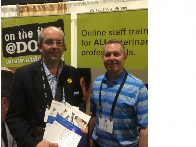 (Left to right) Dr Mark Johnston and Dr Ron Morgan