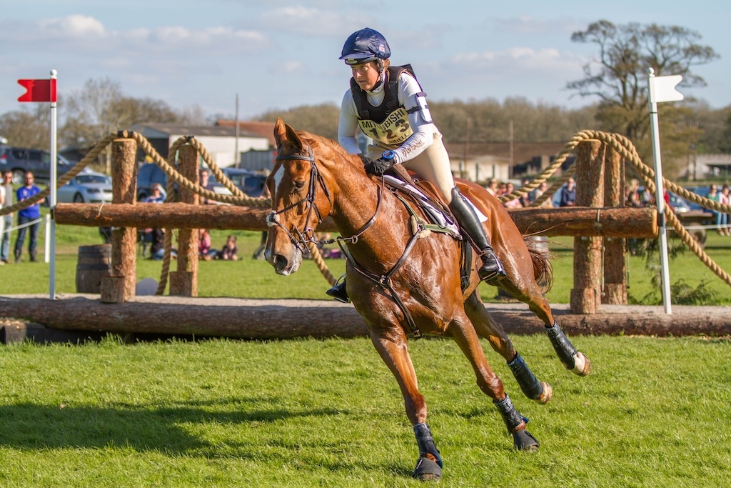 Pippa Funnell in action at an equestrian event