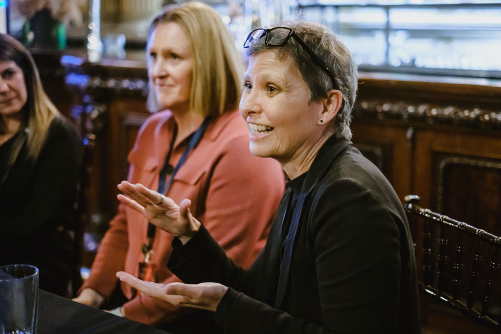 Dr Mel Fuller at The Pet Vet - Women in Leadership panel