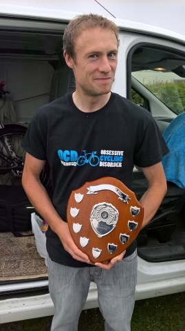 Graham Tibbot with his trophy