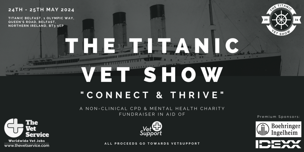 Titanic Vet Show 2024 banner