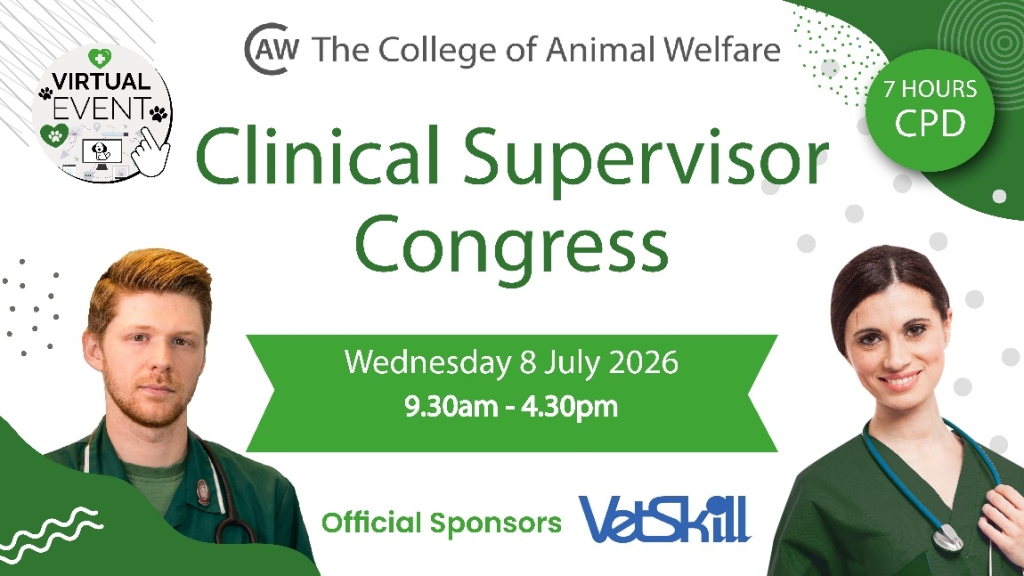 Veterinary Supervisor Registration Now Open for Clinical Supervisor Congress 2026 ...