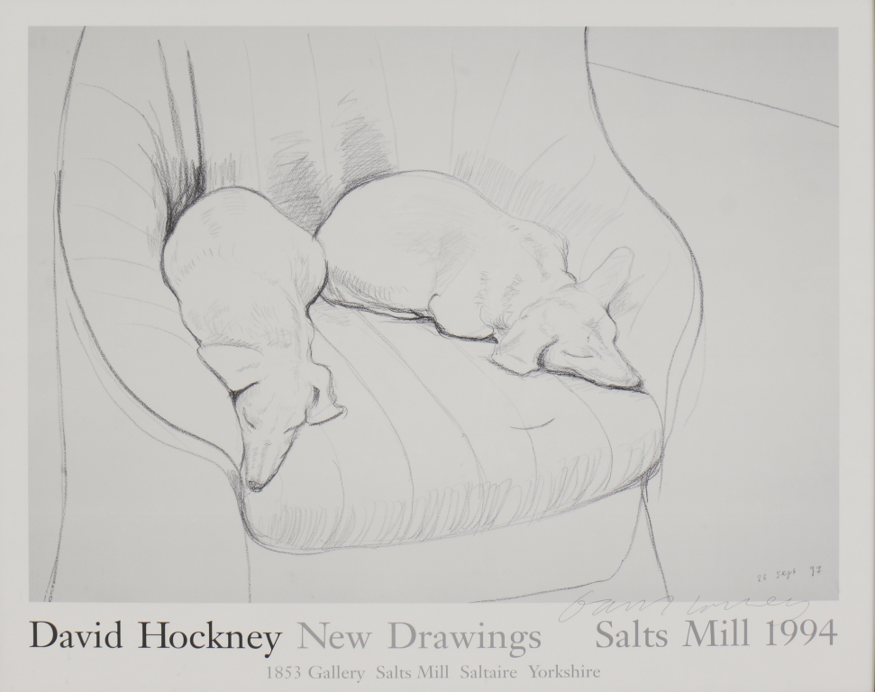 Auction Lot 301 - David Hockney signed print
