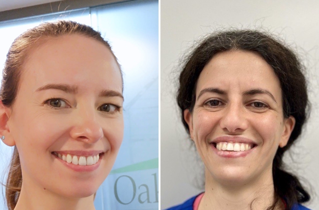 Claire Madgwick (left), lead veterinary surgeon at Oak Barn Vets and Ilaria Falcini, veterinary surgeon at Alder Vets