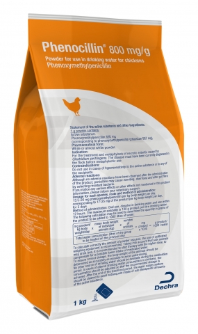Dechra Veterinary Products reveals new product, Phenocillin, for the treatment  of necrotic enteritis