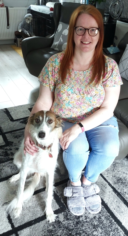 Daphne, a five-year-old Saluki-cross, underwent life-changing surgery at Pets’n’Vets’ Roundhouse Veterinary Hospital in Pollockshaws, Glasgow, to repair an incredibly rare injury