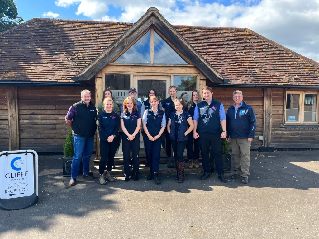 Vet students attending one of the recent IVC Evidensia Equine bootcamps, many of whom benefitted from last year’s EMS Bursary scheme.