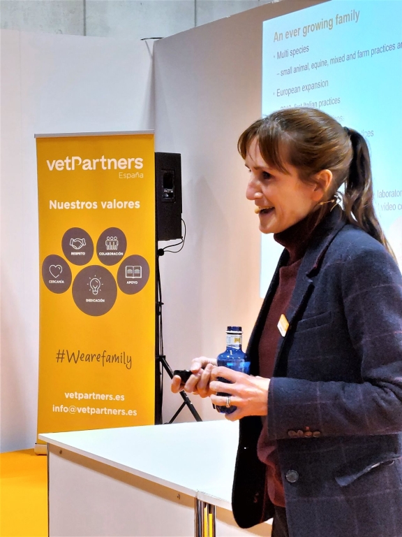 VetPartners CEO Jo Malone in Madrid