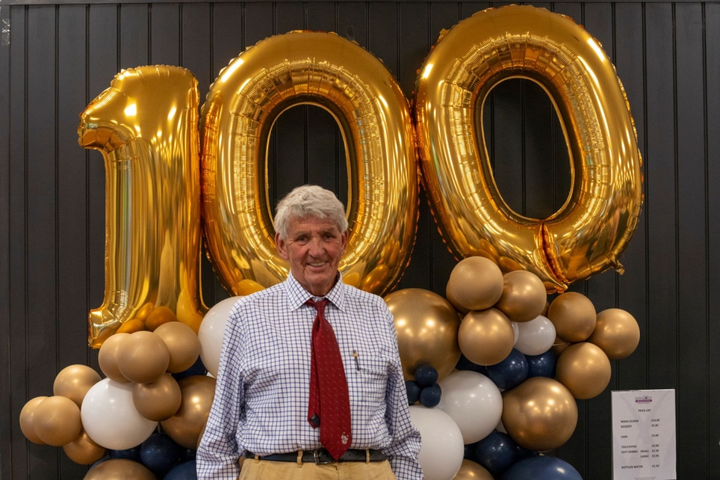 Retired partner, Roger Eddy, returns to enjoy the centenary festivities