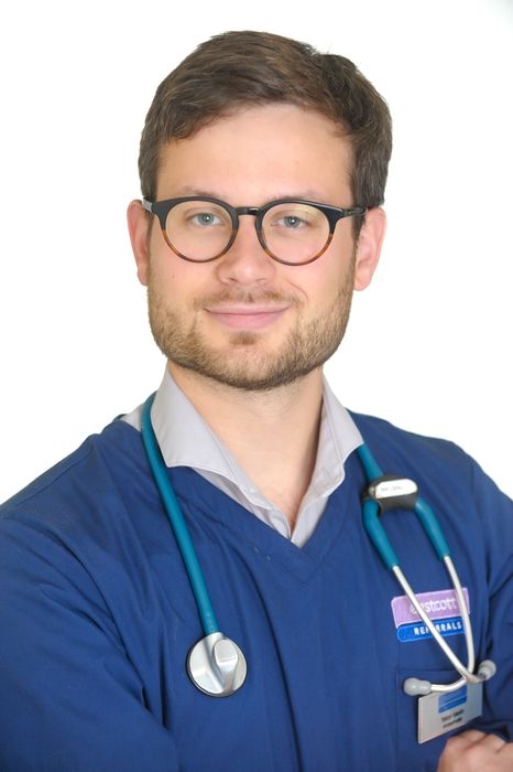 Tristan Merlin, head of anaesthesia at Eastcott Veterinary Referrals, who has qualified as a European Specialist in Veterinary Anaesthesia and Analgesia.