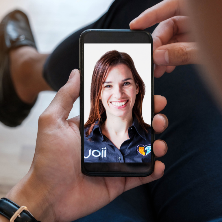 Phone screen showing Joii app