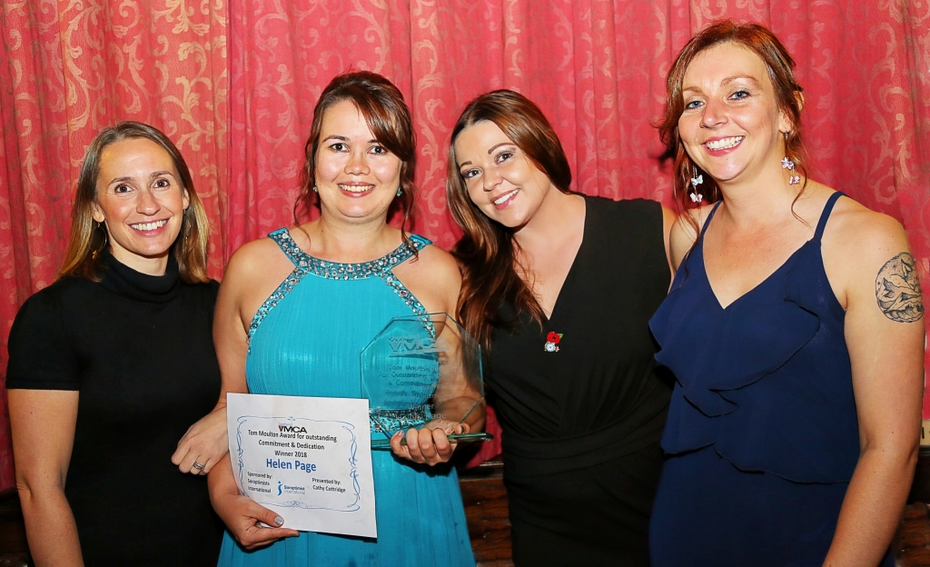 Left to right: Katharyn Harriss, YMCA Mentor, Helen Page, Gemma Cresswell, Area Manager, Medivet, Debbie Hill, Head Veterinary Nurse, Medivet