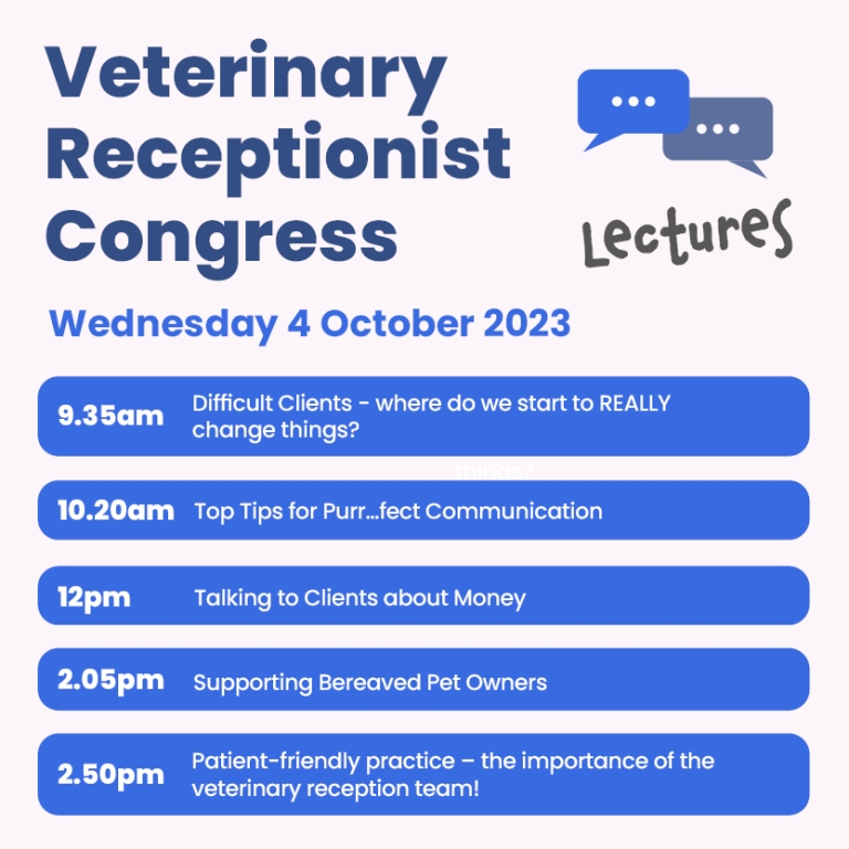 Veterinary Receptionist Agenda