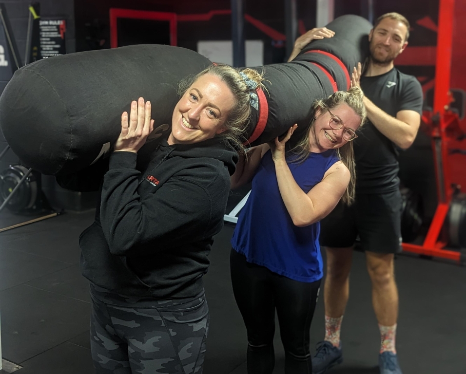 Bryony, Sophie and Will from Cave Veterinary Specialists, and members of Spartan Chamber, are taking part in a marathon with a difference on July 22. 