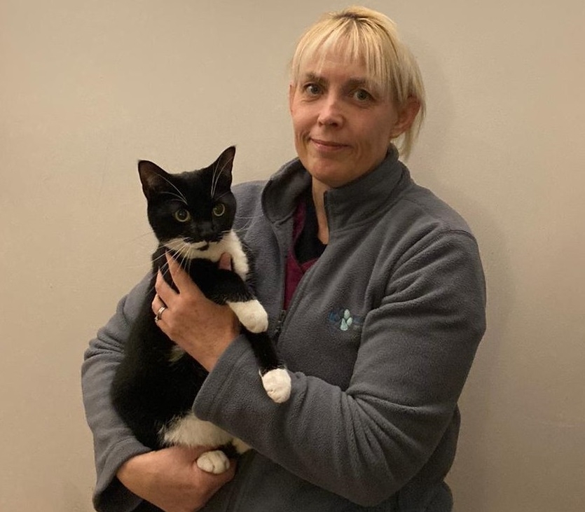 Kate Scott, cat advocate and veterinary care assistant at Linnaeus-owned Warren House