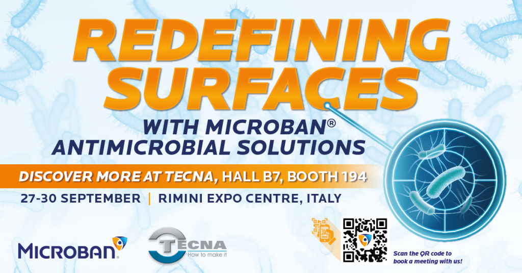 Microban will exhibit at TECNA 2022 from September 27-30