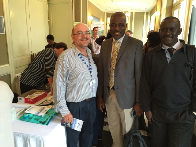 Left to right: Dr Anselm Voigts, AFSCAN Ambassador, Namibia, Dr Olatunji Nasir, Nigeria and Professor Amandus Muhairwa, Tanzania.