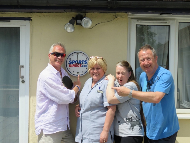 Jeremy Stewart, Head Vet Mandeville Veterinary Hospital Lesley Storey,  Receptionist at Mandeville Veterinary Hospital  Anne-Marie McGivern, Registered Vet Nurse at the Harrow Weald branch of Goddard Vet Group and Adrian Hayter, Practice Manager, Mandevil