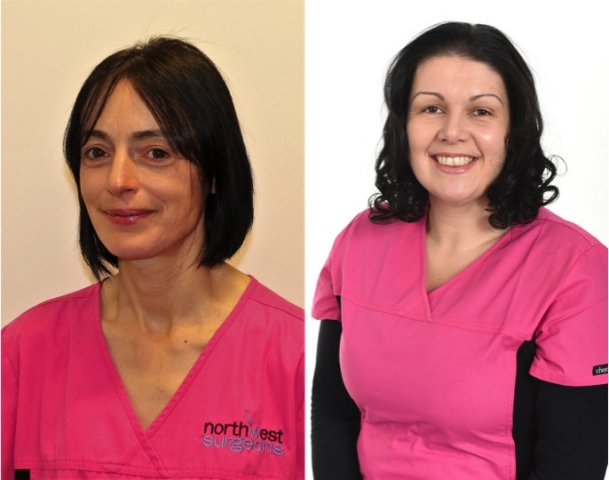 (l-r) Rachel Burrow and Rachel Hattersley