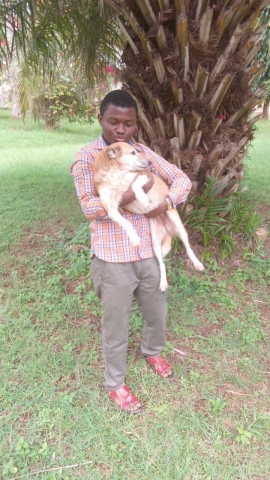 Julius Luvanga, recipient of AFSCAN's first Studentship Award