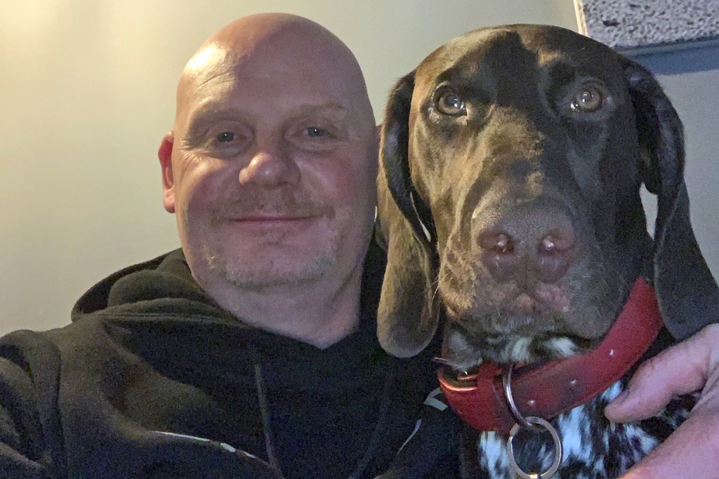 Murphy with owner Shaun Stead