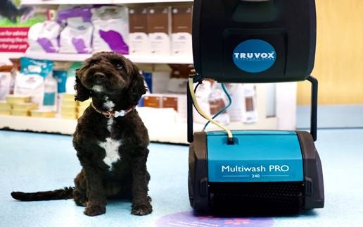 Truvox International’s Multiwash™ PRO range is ideal for ensuring deep cleaning in a veterinarian environment.