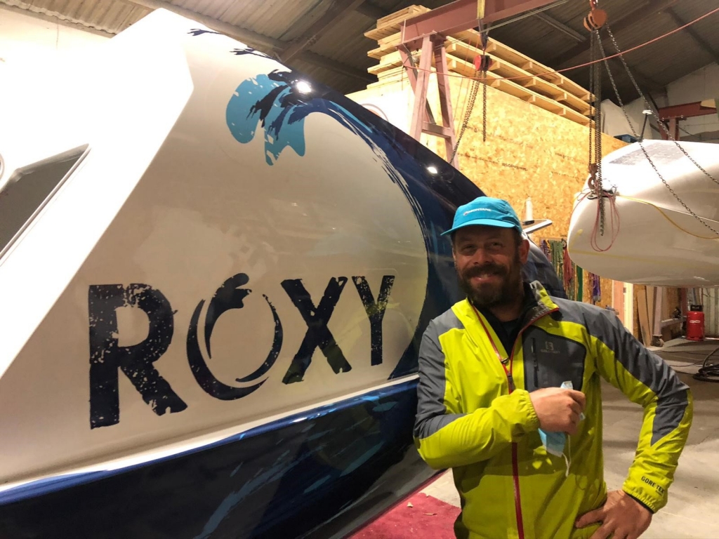 Simon Lyddon with Roxy