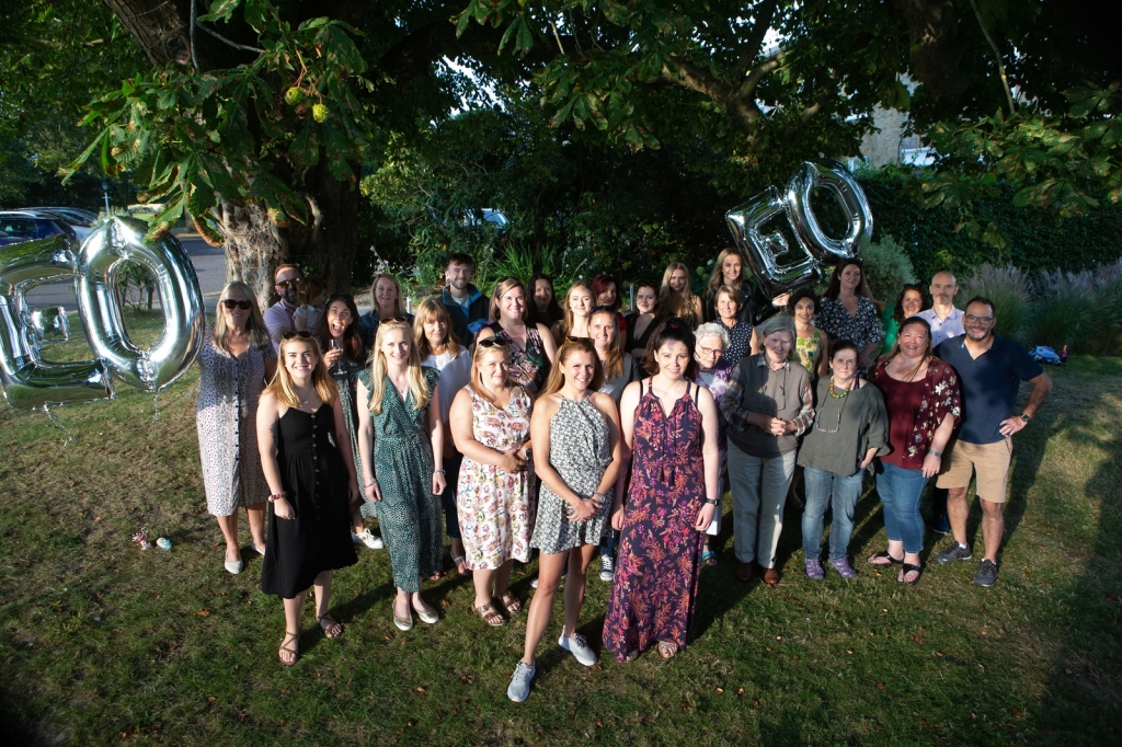 Members of Pennard Vets celebrate their EOTs
