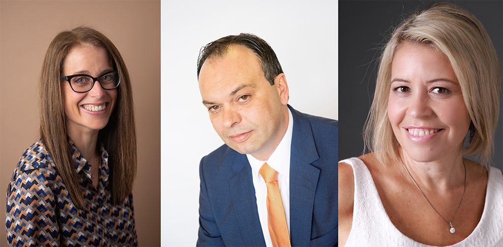 Eville and Jones national technical leads, photos of each