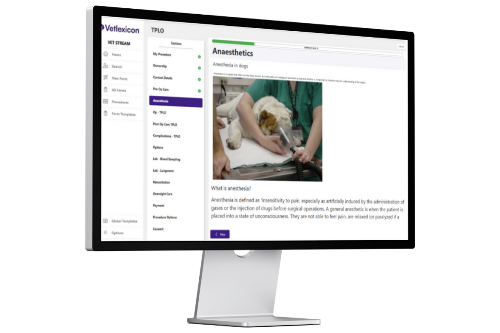 Vetlexicon Client Factsheets on Vet Consent Platform