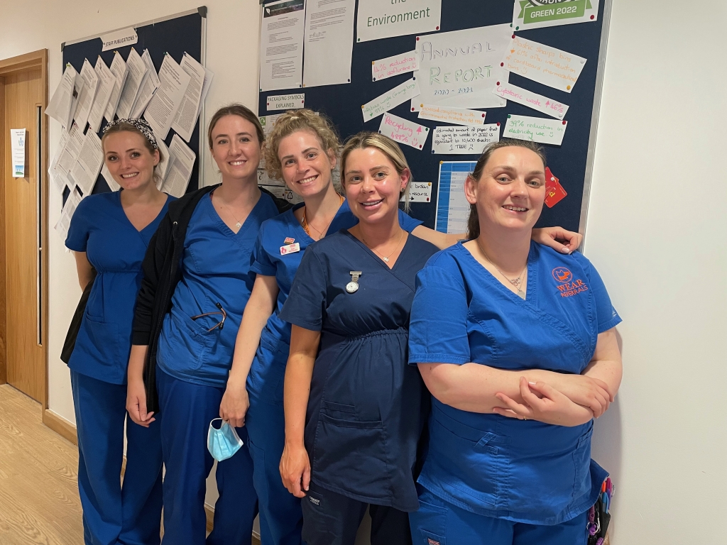 The &#39;Green Beans&#39; team at Linnaeus-owned Wear Referrals in County Durham