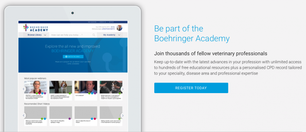 Boehringer Ingelheim Animal Health launches new ask the expert online panel to provide free support and advice to vets 