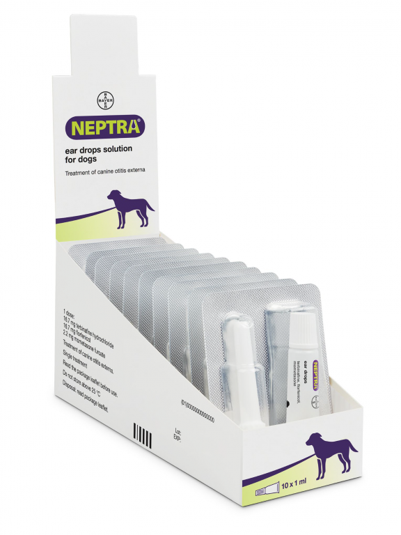Neptra ear solution for dogs is the latest innovation from Bayer Animal Health