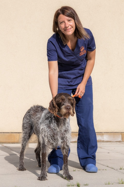 New neurology specialist Alessia Colverde, who will be working on some of the most serious brain and spinal cases at top pet hospital Wear Referrals in Bradbury, County Durham. 