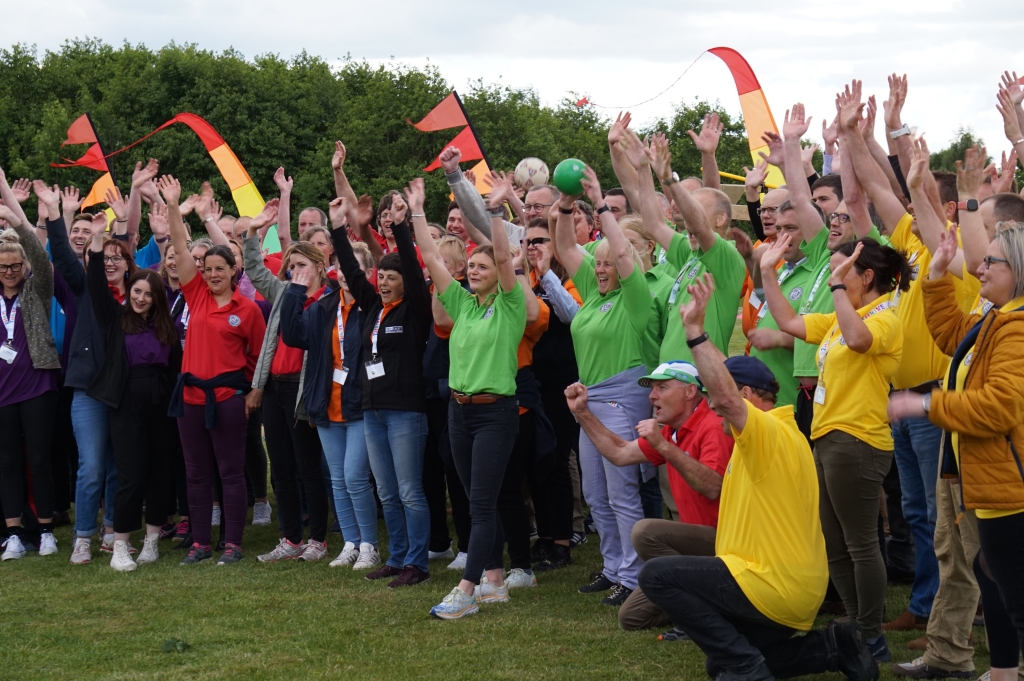 Members after completing the scrapheap challenge 