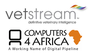 Vestream and Computers 4 Africa logos