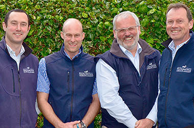 Fellowes Farm Directors from L to R David Rutherford, Richard Meers, Matthew Tong and Stuart Thorne